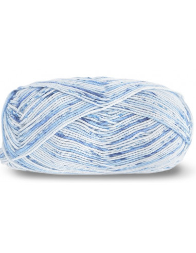 Baby Bomull 522 Blå print