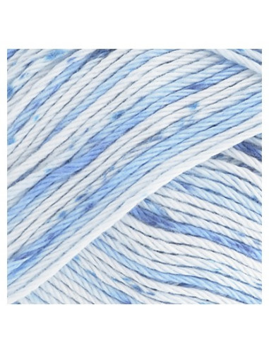 Baby Bomull 522 Blå print