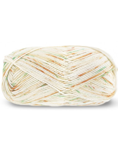 Baby Bomull 523 Grön/orange Print