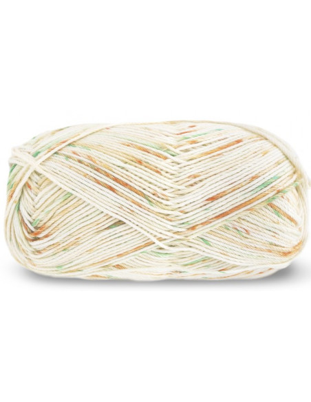 Baby Bomull 523 Grön/orange Print