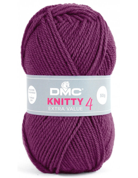 Knitty 4 679 Mörk Fuchia