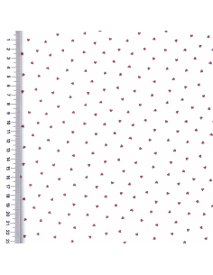 Jersey Mini Hjärtan Rosa