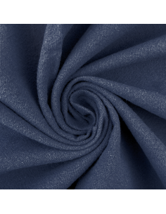 Crepe Sandtvättad Marinblå 100% Bomull