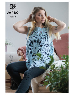 Virkbeskrivning 92268 Colin poncho Dam