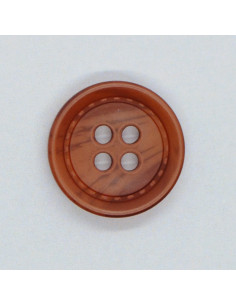 Knapp 20mm Rostbrun