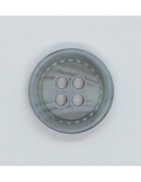 Knapp 15mm Grå