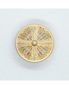 Knapp Metall Guld 18mm