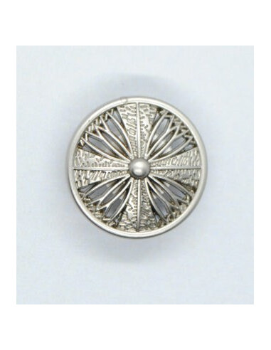 Knapp Metall Silver 18mm