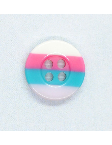 Knapp randig rosa/blå/vit/lila