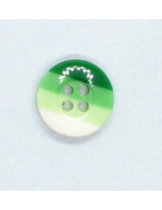 Knapp randig ljusgrön/vit/grön