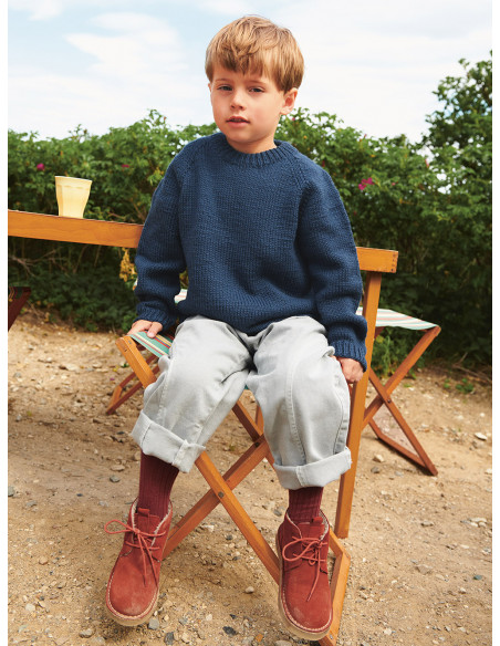 Stickbeskrivning 2506 mod 04 Tiro Sweater Junior