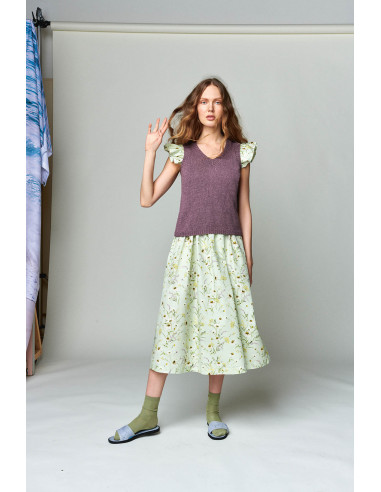 Stickbeskrivning 2104 mod 4 Linn Slipover