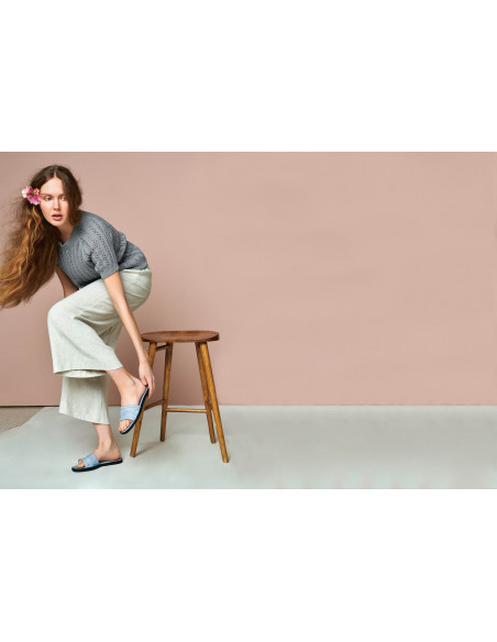 Stickbeskrivning 2104 mod 6 Lavendel T-shirt