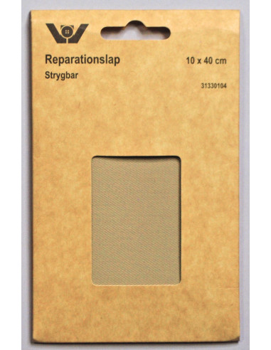 Reparationslapp bomull Beige 10x40cm