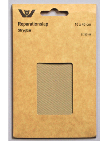 Reparationslapp bomull Beige 10x40cm