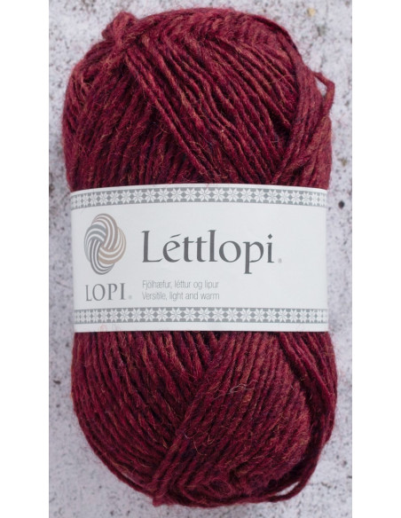 Lettlopi 50g 1409 Garnet Red Heather
