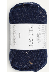 Peer Gynt 5585 Marinblå/Natur Tweed