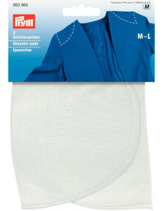 Axelvadd Prym utan fästanordning M-L Vit