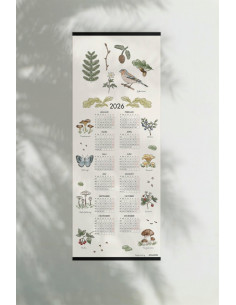Tyg Kalender 2026 Skogsvandring 2