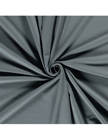 Tyg French Terry Flossad Stålblå