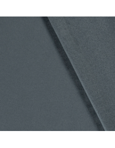 Tyg French Terry Flossad Stålblå 2