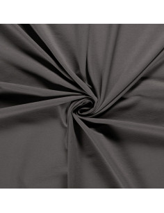 Jerseytyg French Terry Taupe grå