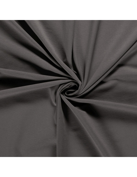 Jerseytyg French Terry Taupe grå