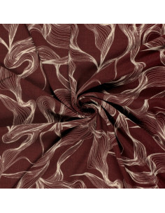 Broken Crepe Bordeau