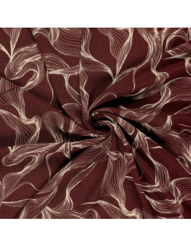 Broken Crepe Bordeau