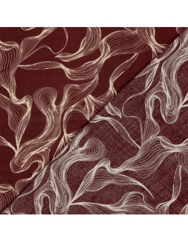 Broken Crepe Bordeau