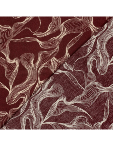 Broken Crepe Bordeau