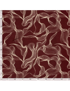 Broken Crepe Bordeau 2