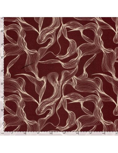 Broken Crepe Bordeau