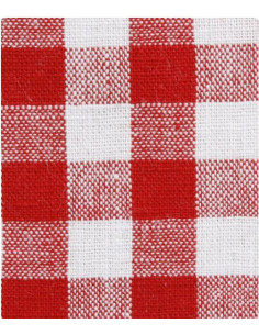 Tyg rödrutig