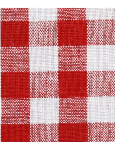 Tyg rödrutig