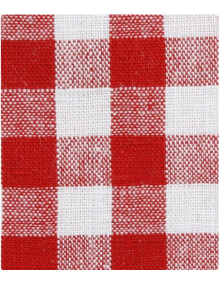 Tyg rödrutig