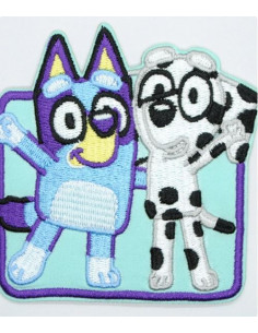 Tygmärke Bluey & Chloe