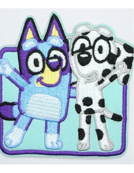 Tygmärke Bluey & Chloe