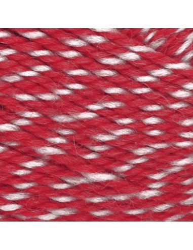 Ola Raggegarn 709 Natur/Röd Moulinè