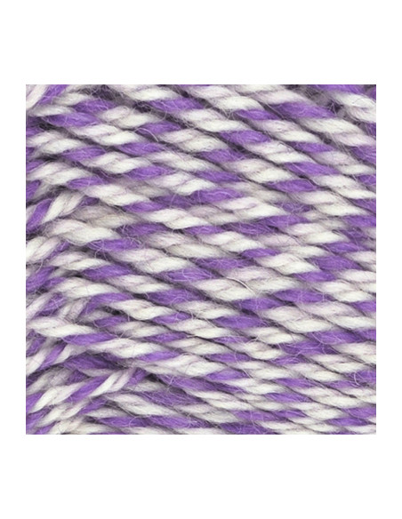 Ola Raggegarn 716 Lavendel/PUderrosa/Vit Mouliné