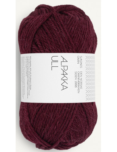 Alpakka Ull 4372 Burgunder