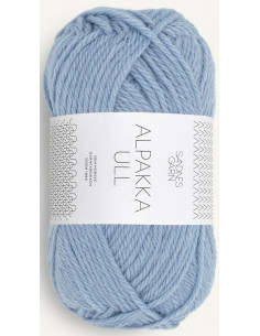 Alpakka Ull 6032 Blå Hortensia