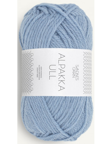 Alpakka Ull 6032 Blå Hortensia