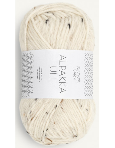 Alpakka Ull 2523 Alpakka Ull Natur Tweed