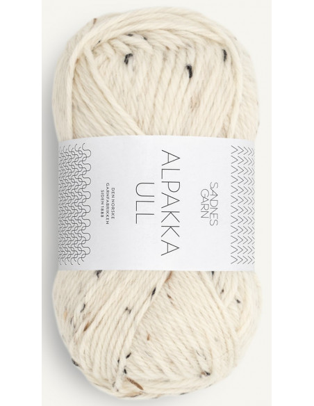 Alpakka Ull 2523 Alpakka Ull Natur Tweed