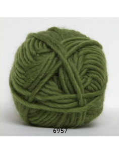 Natur ull 100g 6957 Grön