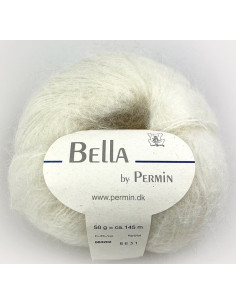 Bella Mohair 02 Naturvit