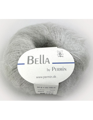 Bella Mohair 74 Dimgrå