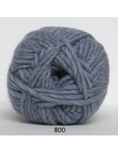 Natur ull 100g 800 Ljusblå