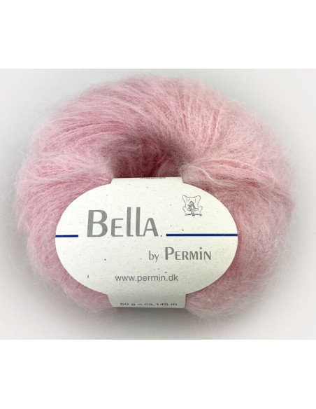 Bella Mohair 64 Blekrosa